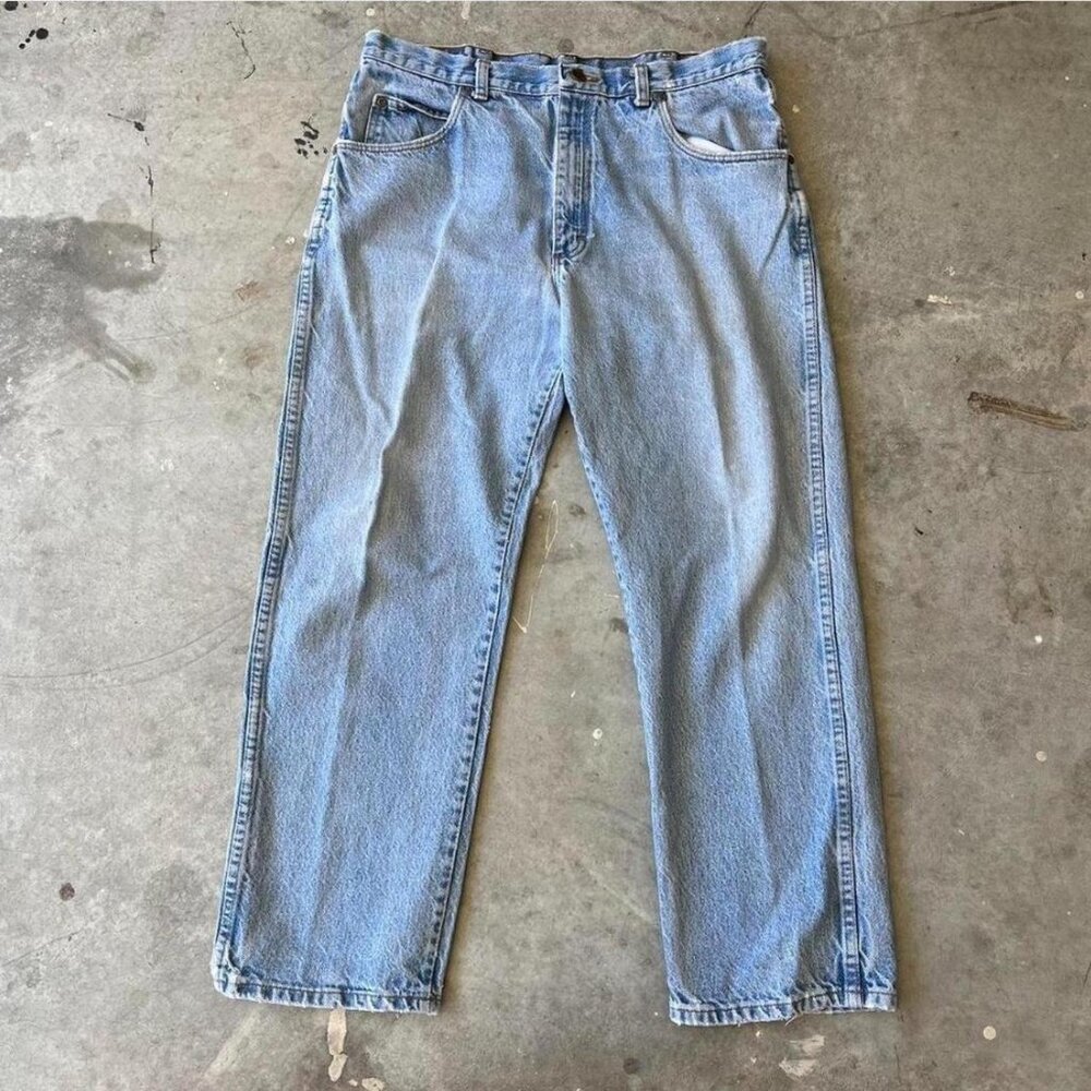Vintage Faded Y2K Light wash denim jeans